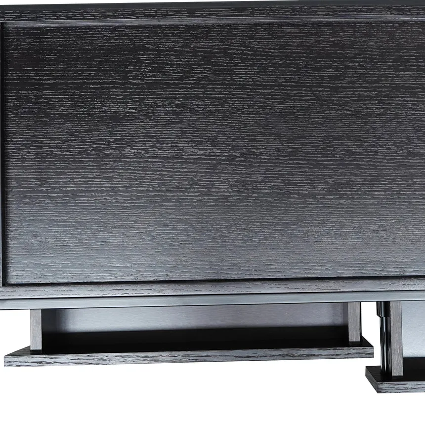 150cm TV Entertainment Unit - Full Black