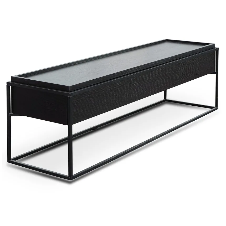 150cm TV Entertainment Unit - Full Black