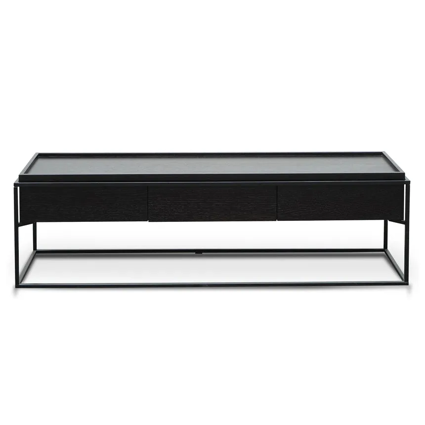 150cm TV Entertainment Unit - Full Black