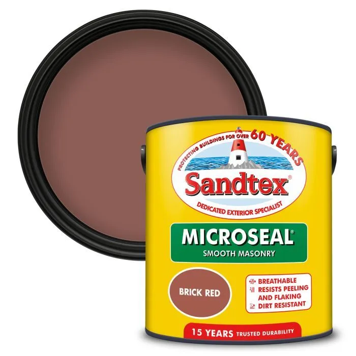 2.5L Sandtex Microseal Smooth Masonry