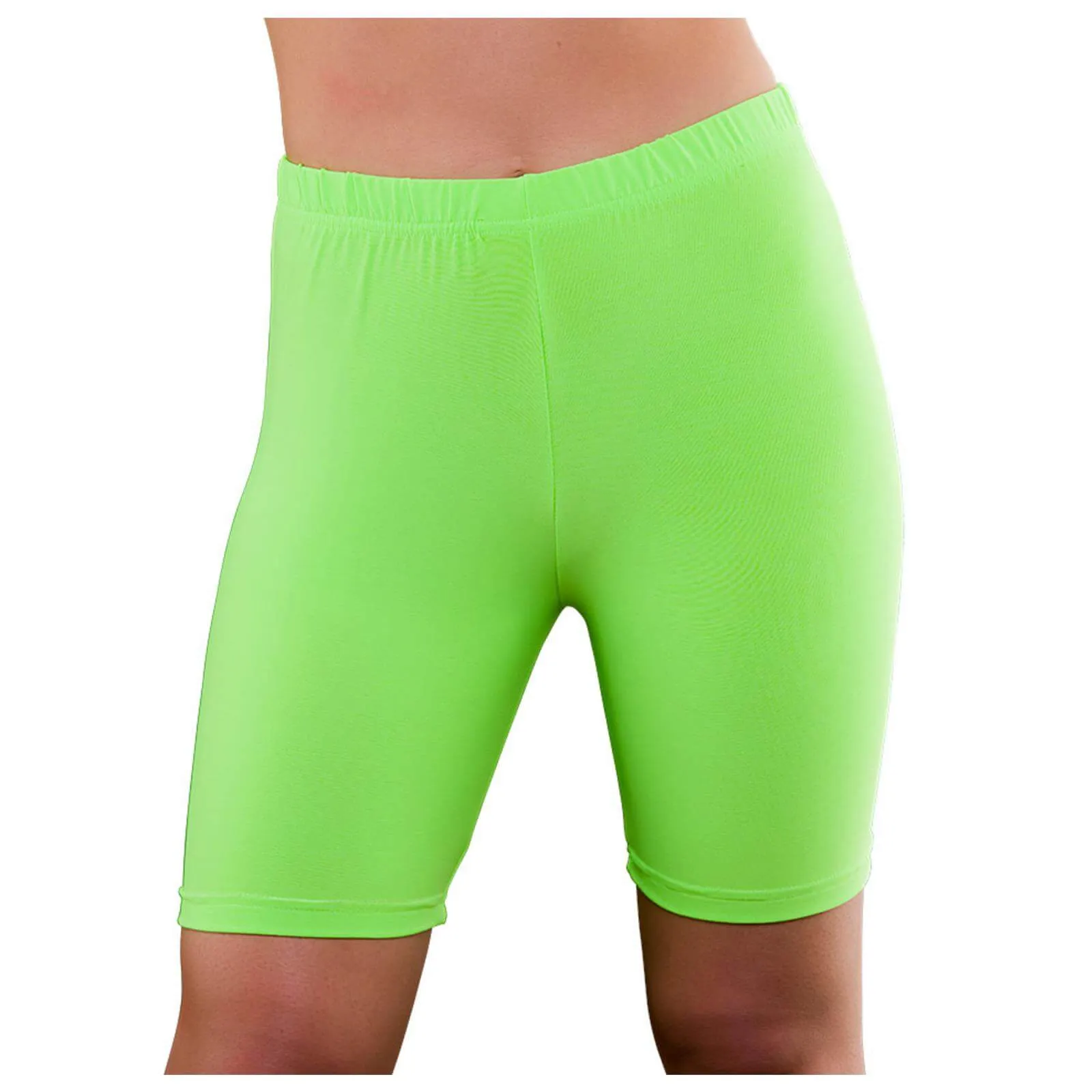 80s Cycling Shorts Neon Fancy Dress Hen Party Halloween