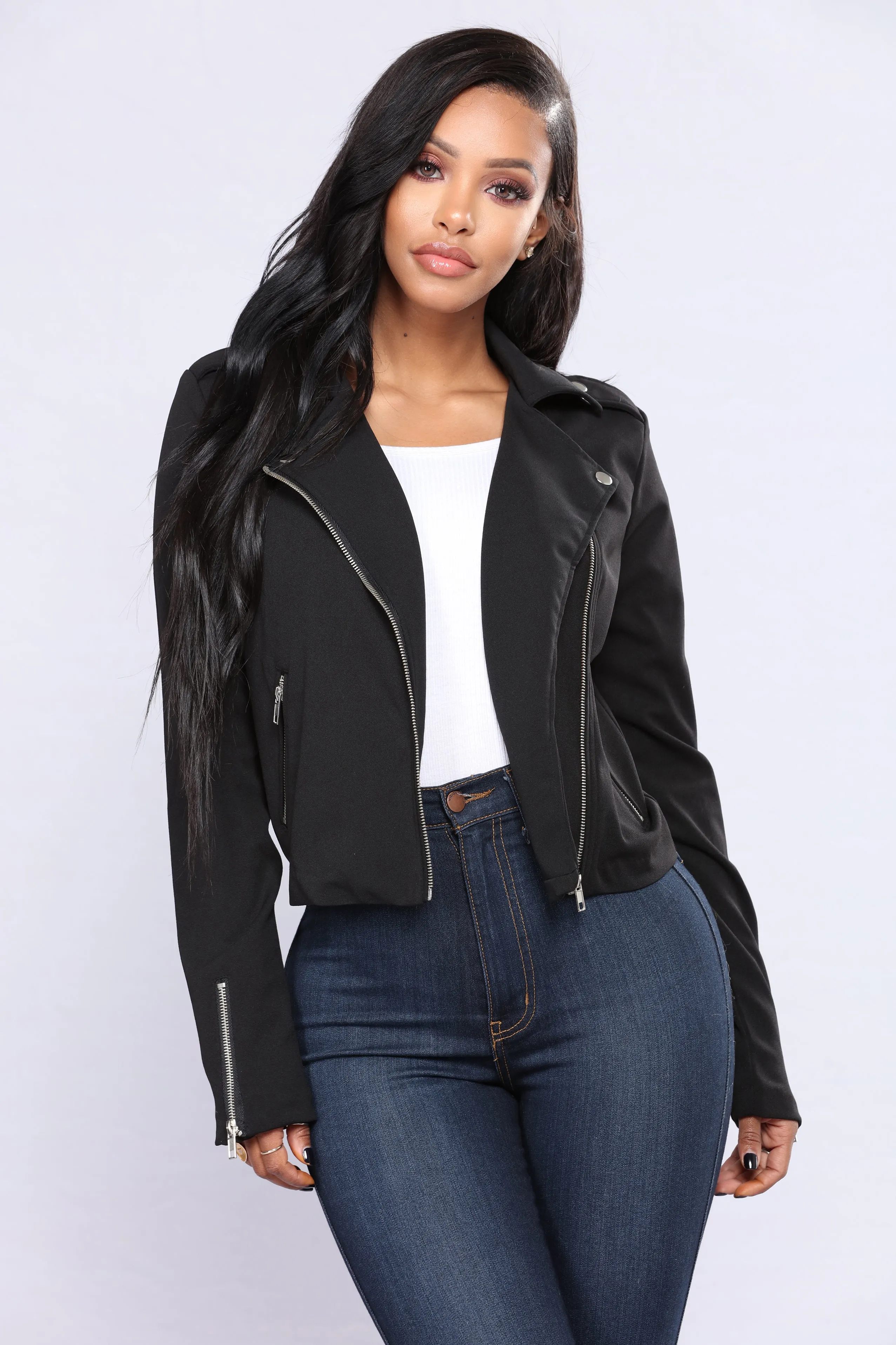 Alexis Moto Jacket - Black