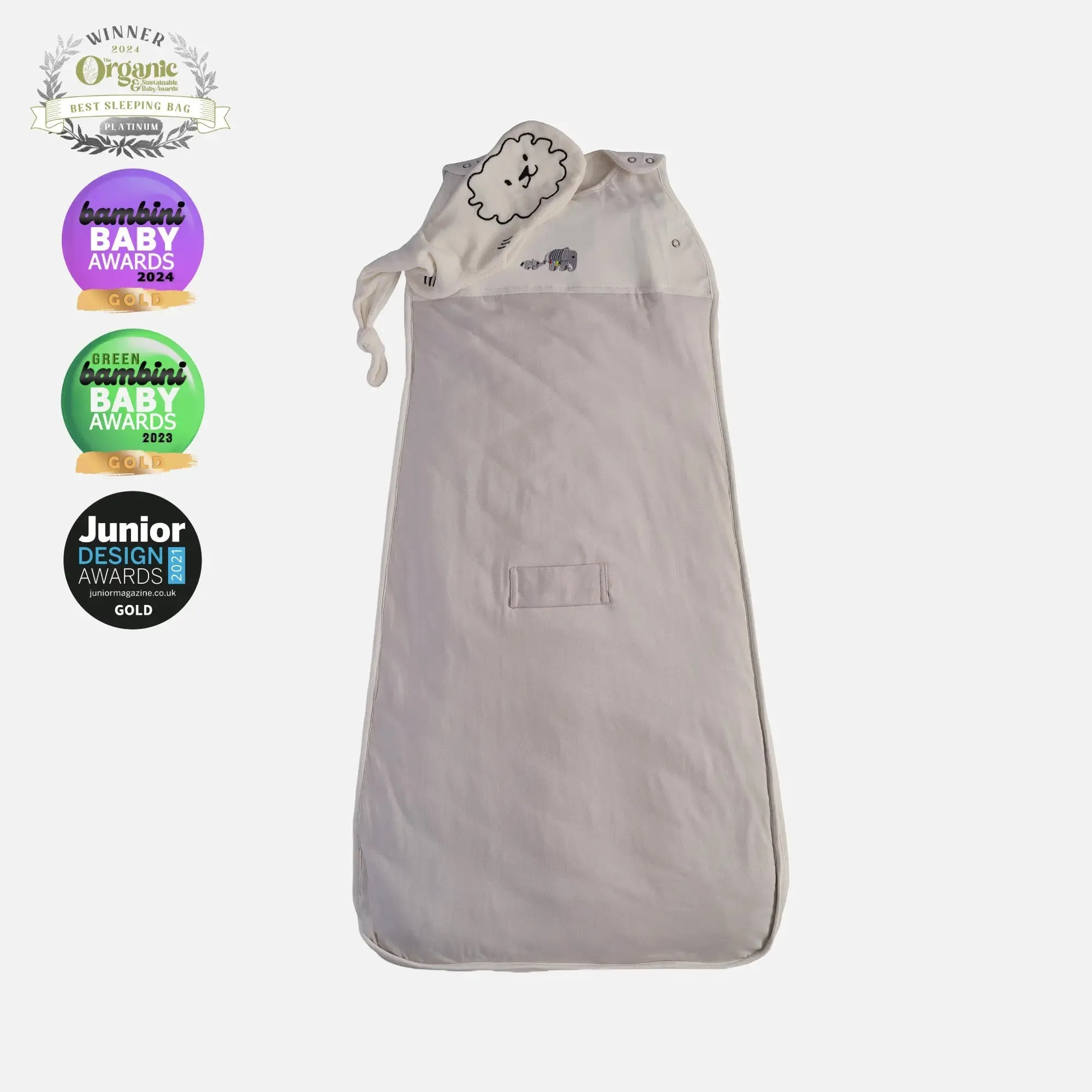 All-Season Bamboo Sleeping Bag - Embroidered