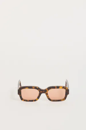 Apollo Havana | Orange Solid Lens