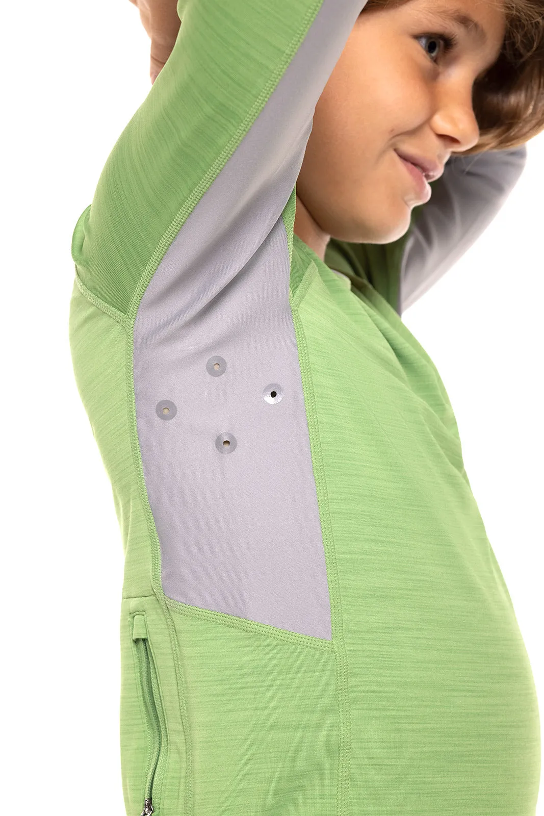 Boy's Ultimate Long Sleeve Rash Guard | Soft Fern