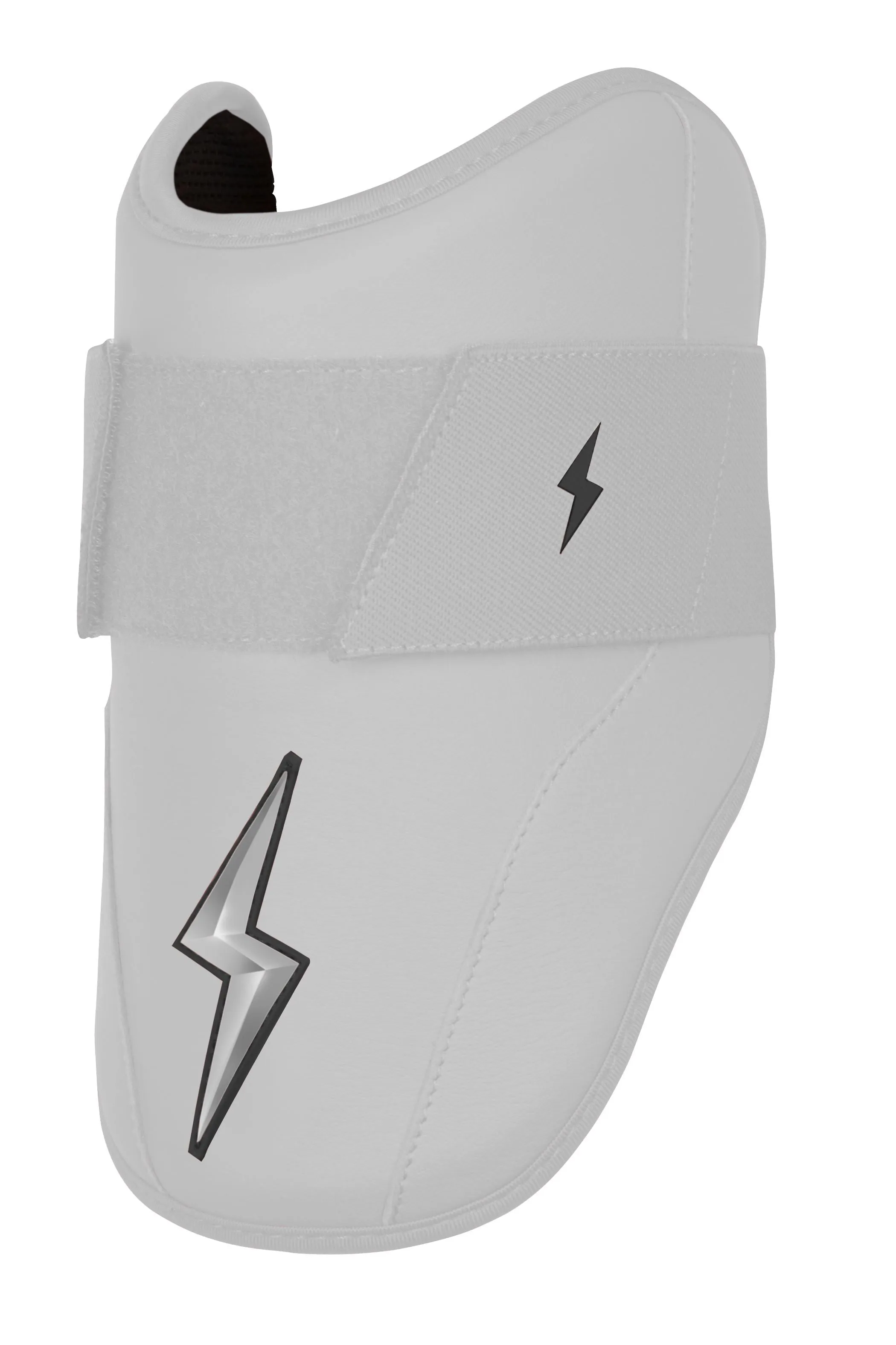 BRUCE BOLT Chrome Series Elbow Guard - WHITE