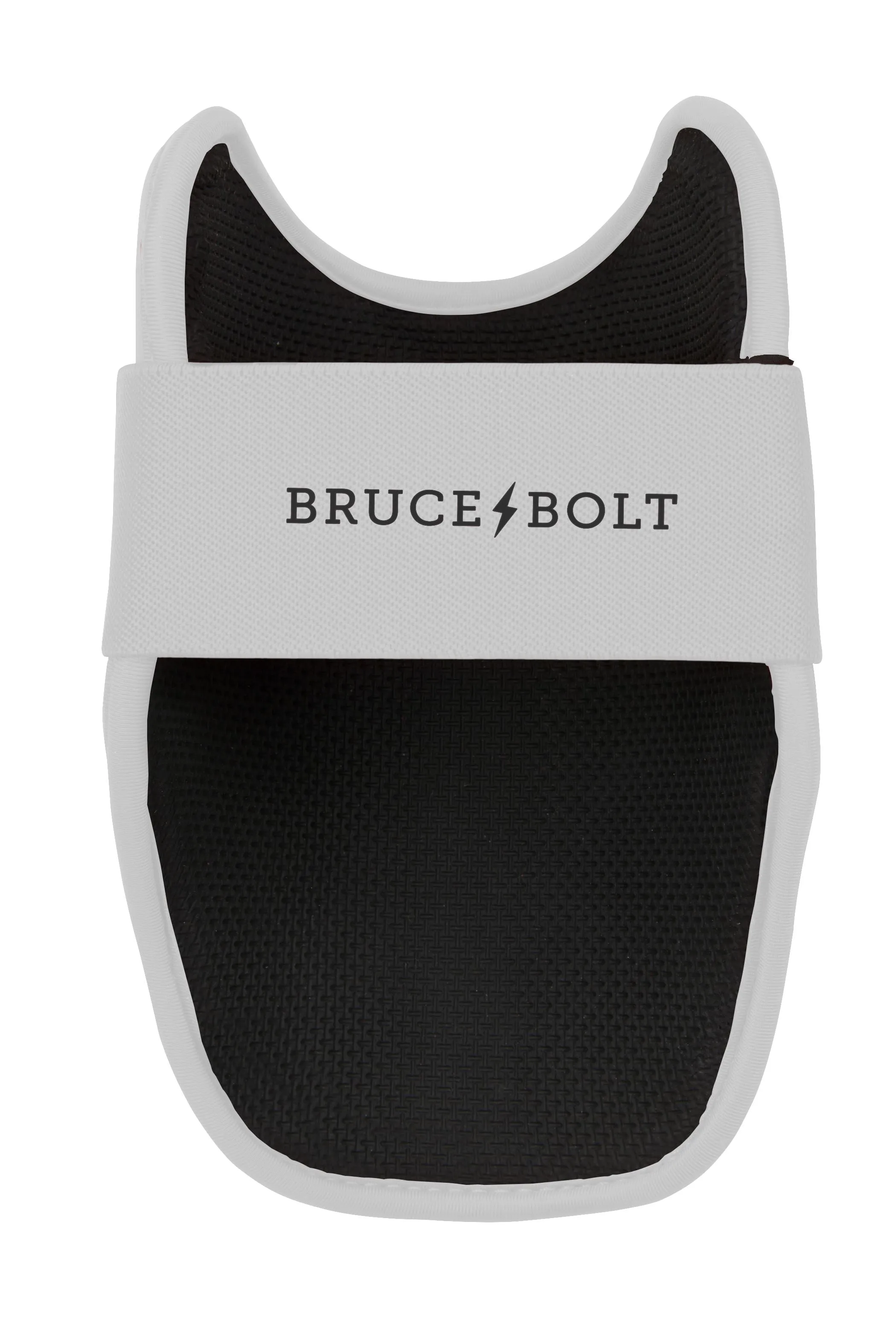 BRUCE BOLT Chrome Series Elbow Guard - WHITE