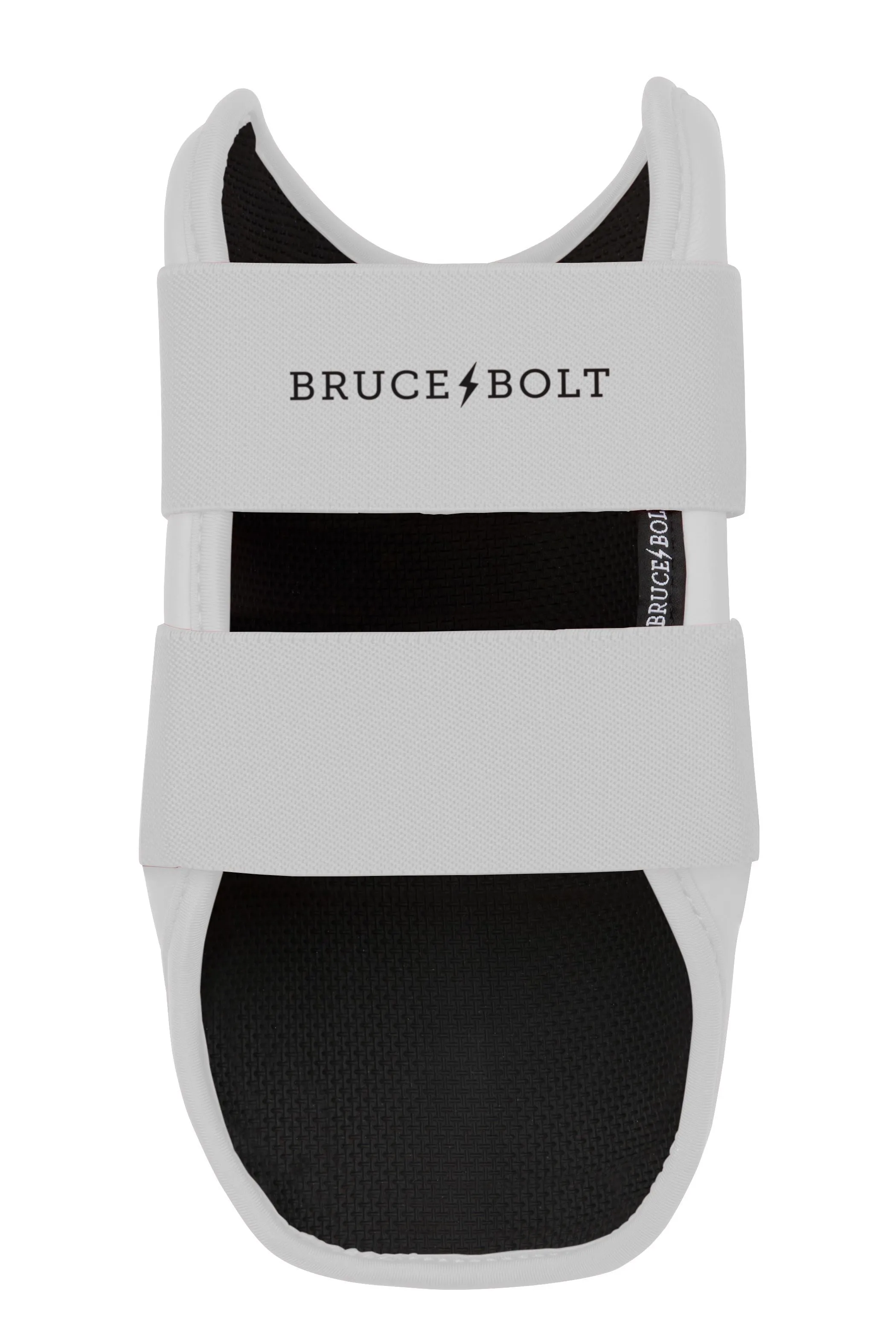 BRUCE BOLT PREMIUM PRO 9" Elbow Guard - CHROME WHITE