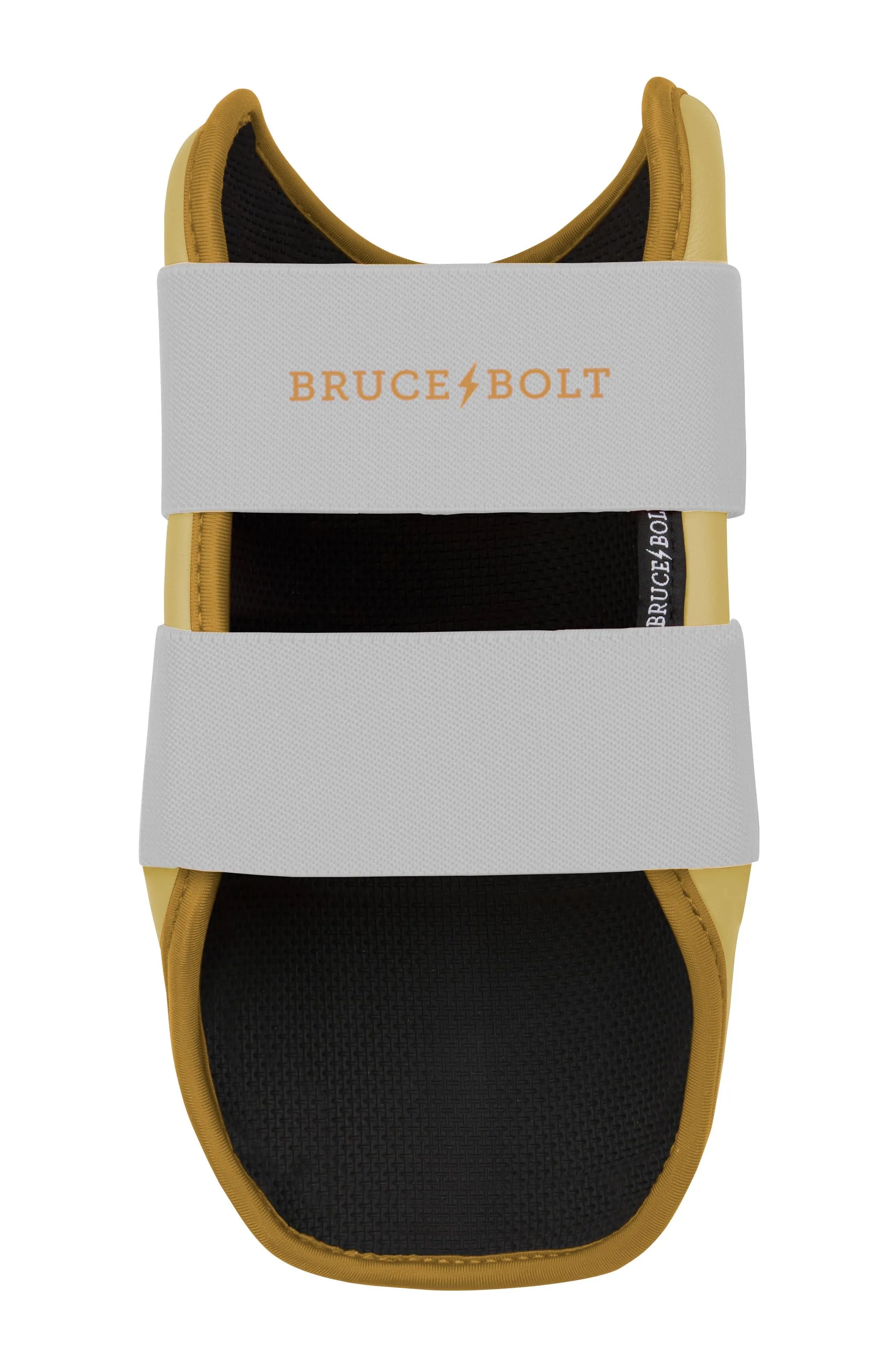 BRUCE BOLT PREMIUM PRO 9" Elbow Guard - GOLD WHITE