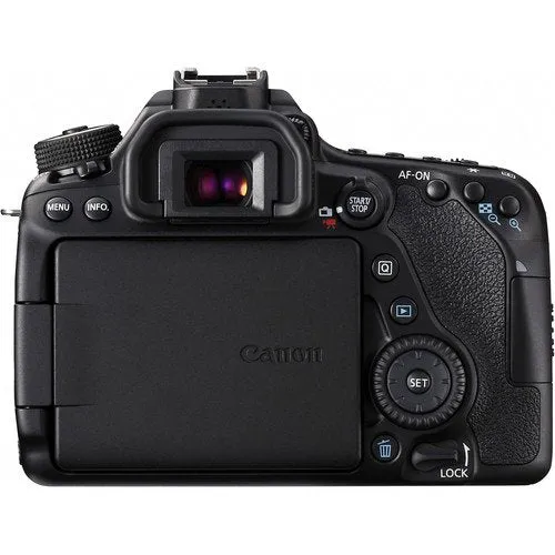 Canon EOS 80D DSLR Camera (Body Only) Bundle Kit with Carrying Bag   LCD Screen Protectors - International Model