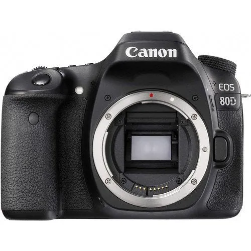 Canon EOS 80D DSLR Camera (Body Only) Bundle Kit with Carrying Bag   LCD Screen Protectors - International Model