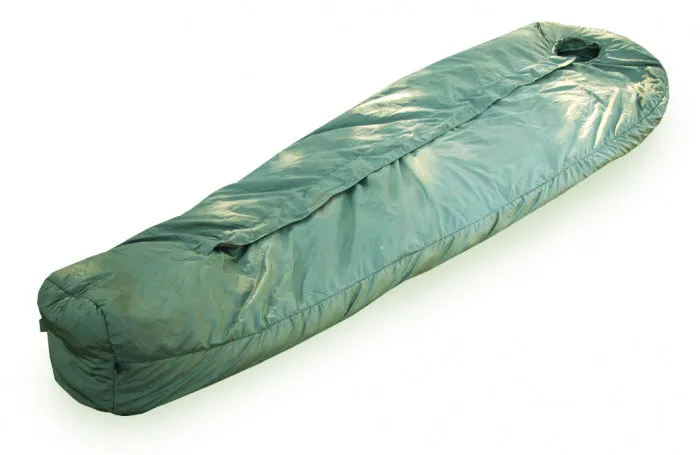 COMBO - Dutch NATO Military - Four Season/Arctic modular (light weight and medium weight sleeping bags system - and string carry sack