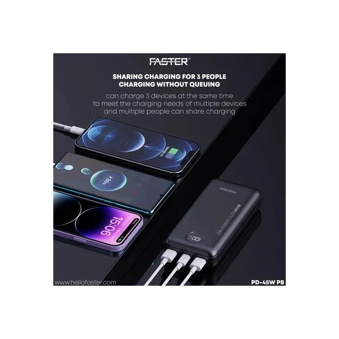 FASTER 20000MAH PD-45W POWER BANK