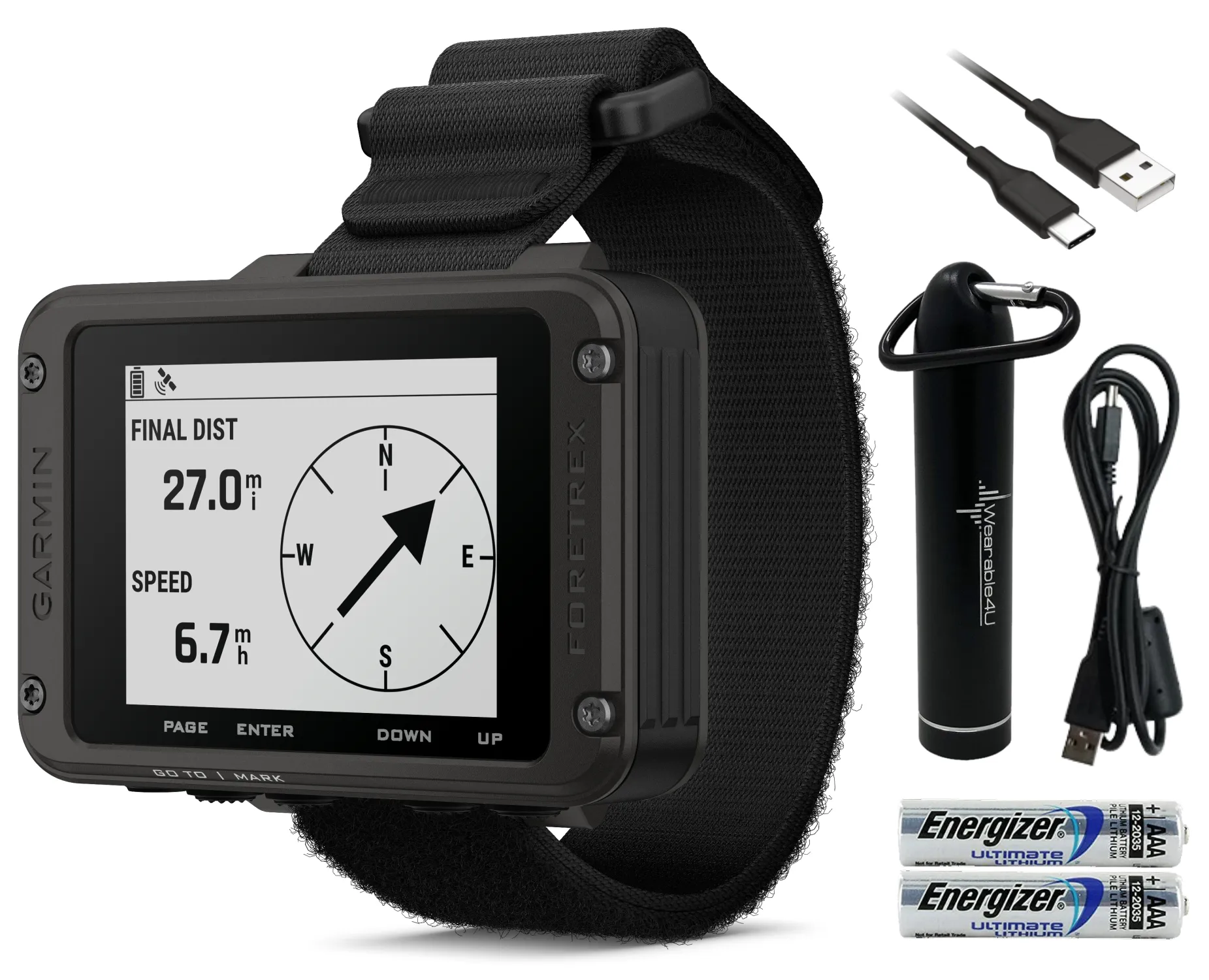 Garmin Foretrex 801 Wrist-mounted GPS Navigator, Tactical Features