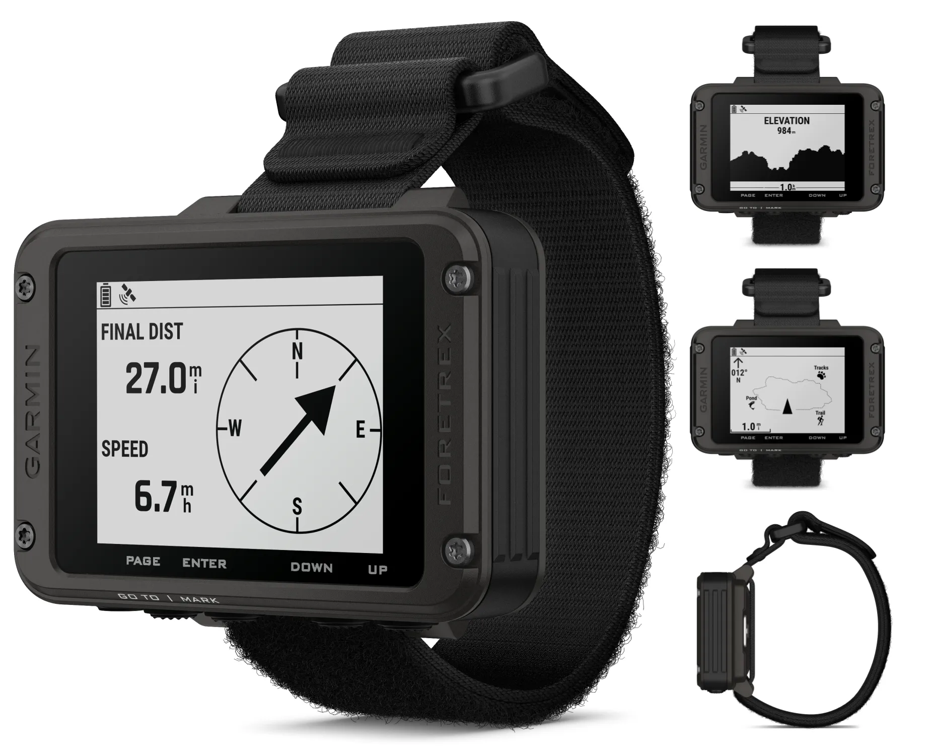 Garmin Foretrex 801 Wrist-mounted GPS Navigator, Tactical Features