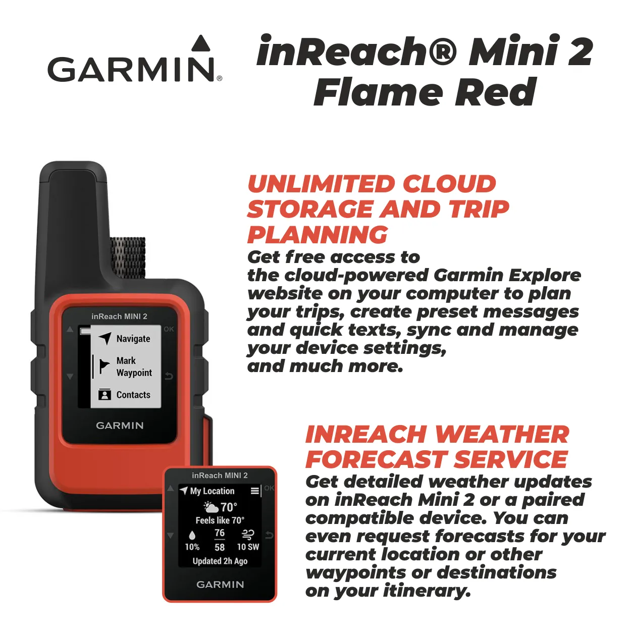 Garmin inReach Mini 2 Satellite Communicator