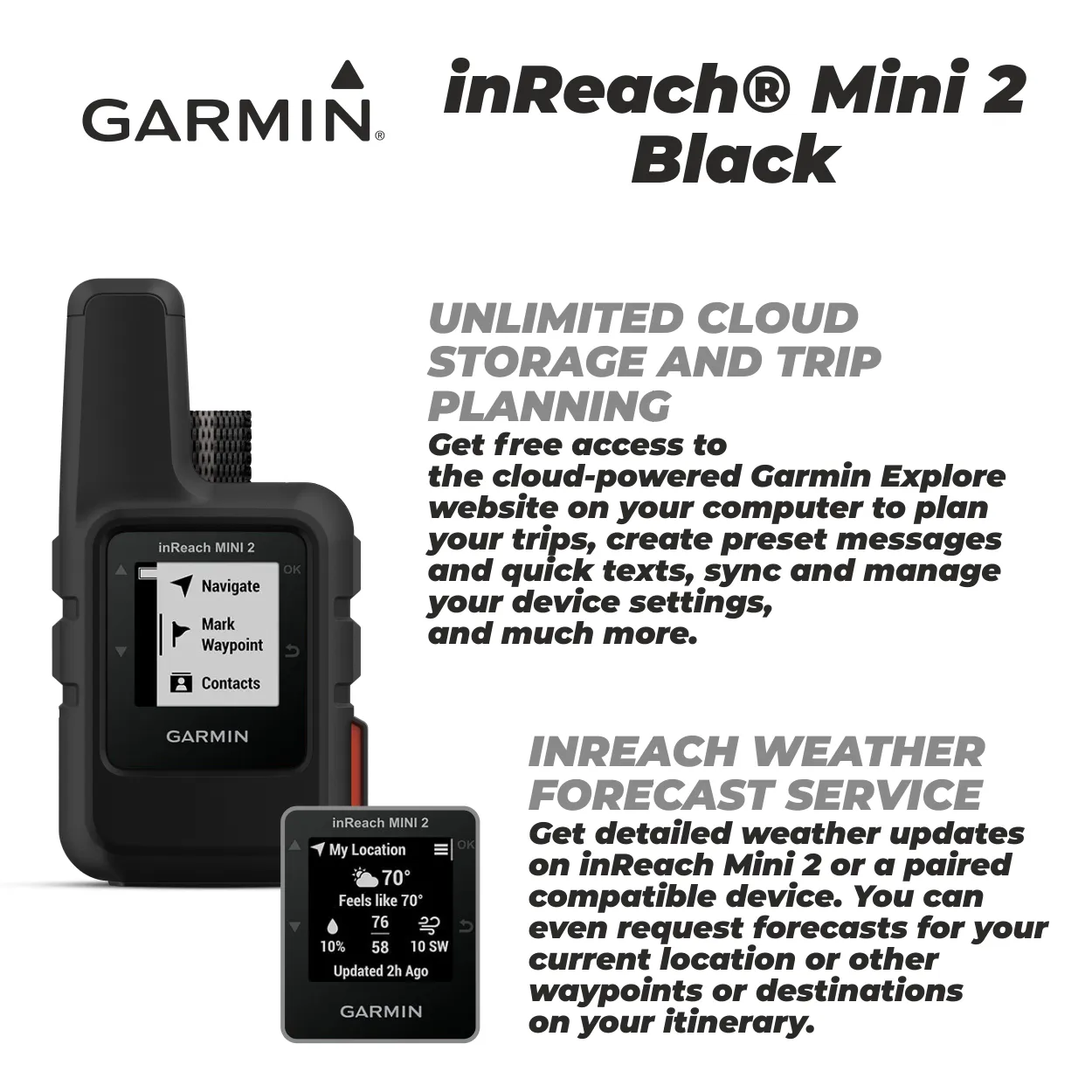 Garmin inReach Mini 2 Satellite Communicator