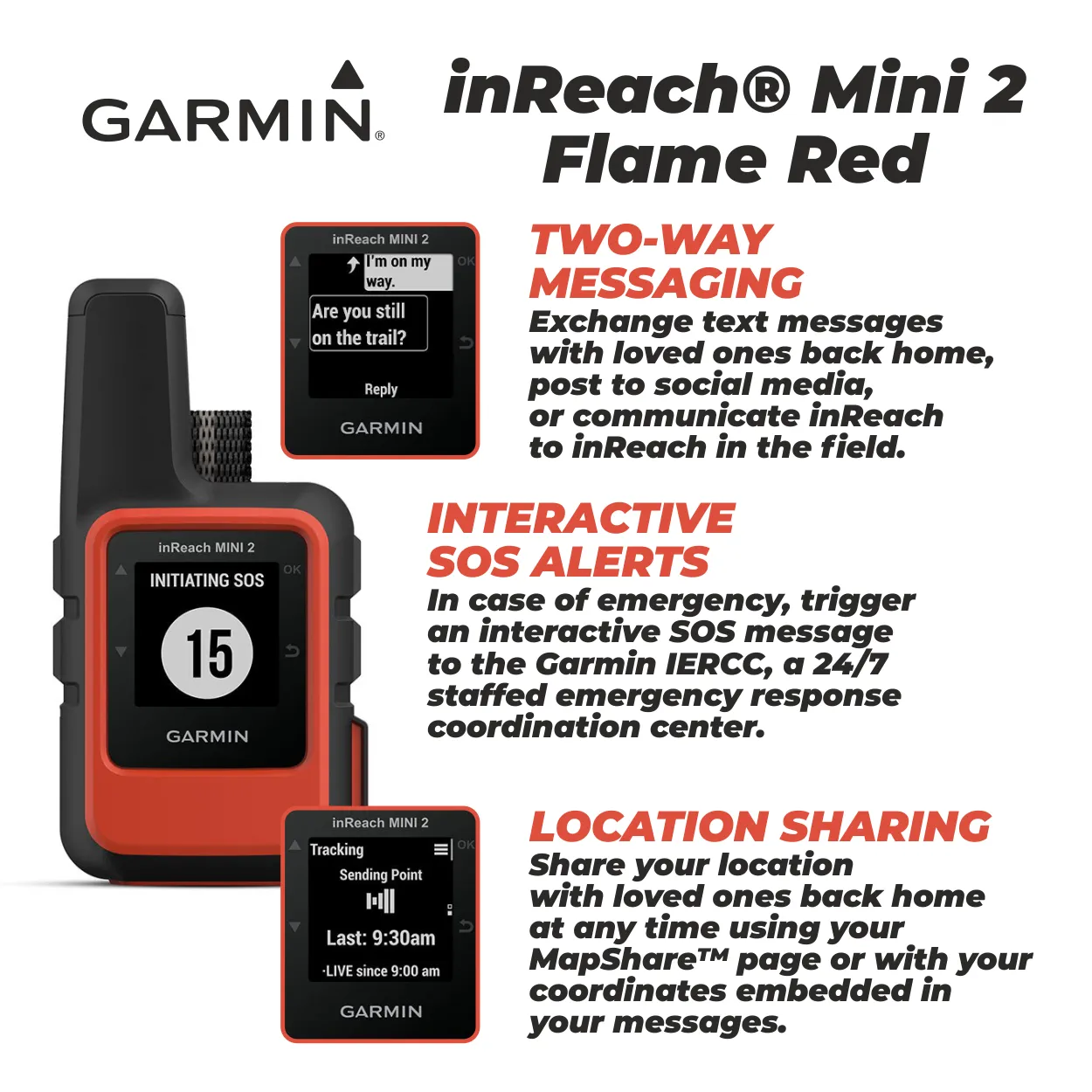 Garmin inReach Mini 2 Satellite Communicator