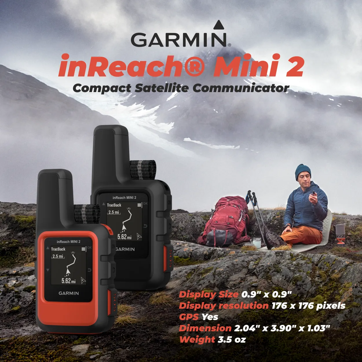 Garmin inReach Mini 2 Satellite Communicator