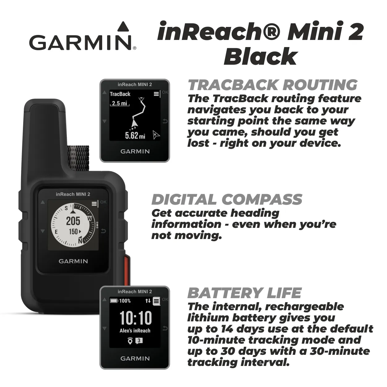 Garmin inReach Mini 2 Satellite Communicator