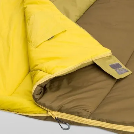 Groundwork Double Sleeping Bag: 20F Stoic Synthetic, Dark Olive/Green Moss