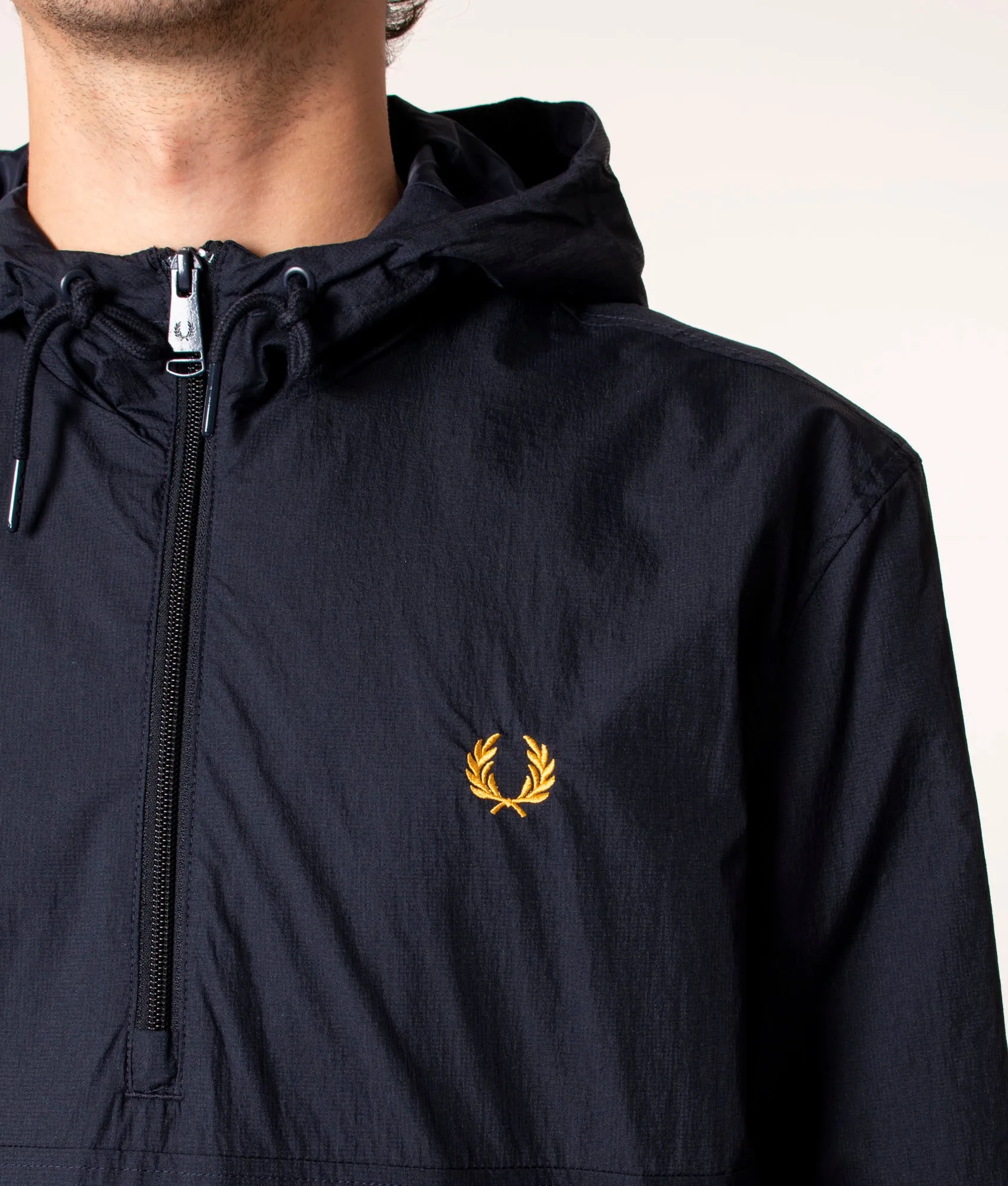 Half Zip Hooded Cagoule