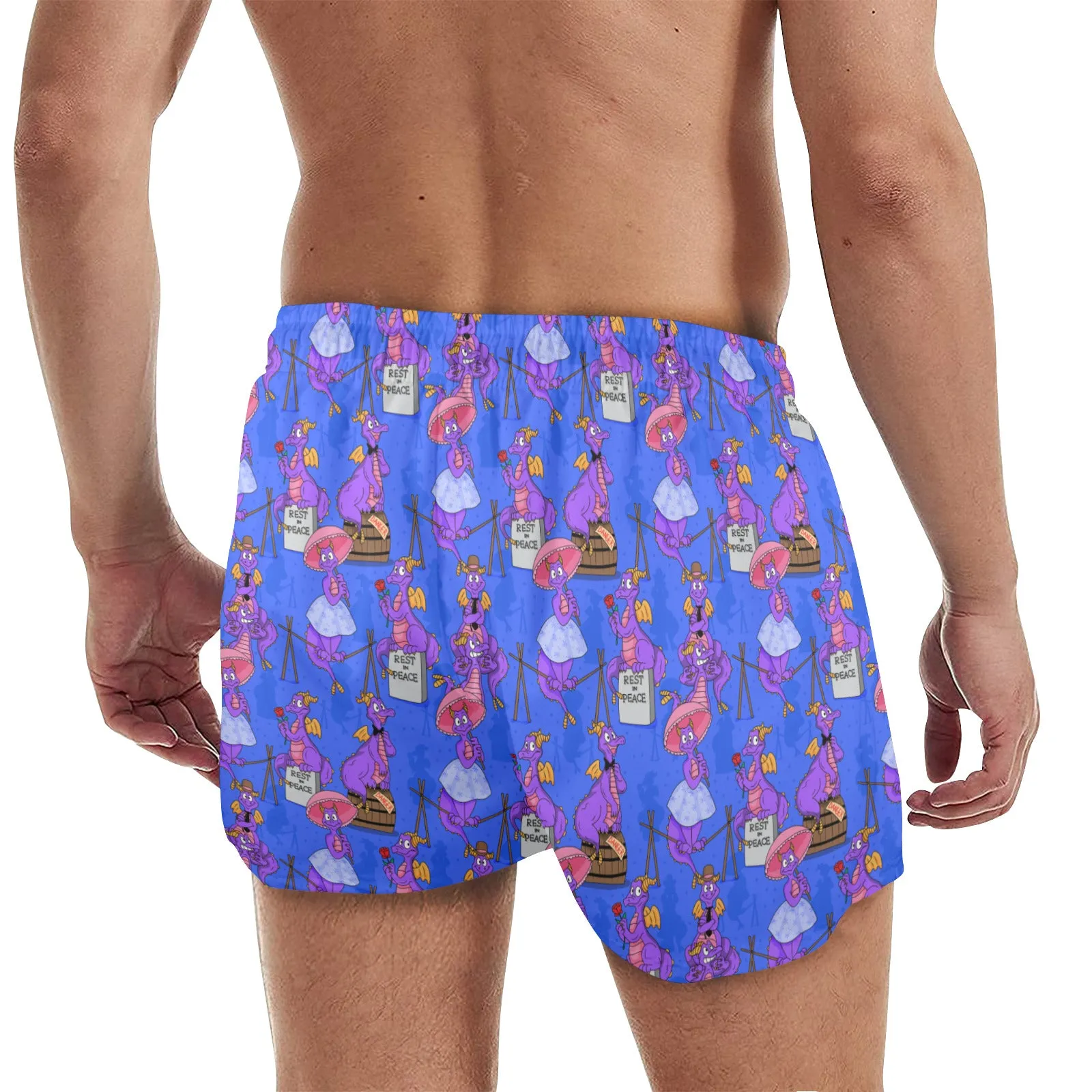 Haunted Mansion Figment Men's Quick Dry Athletic Shorts