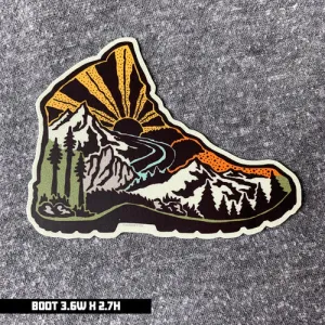 Hiking Boot Sticker