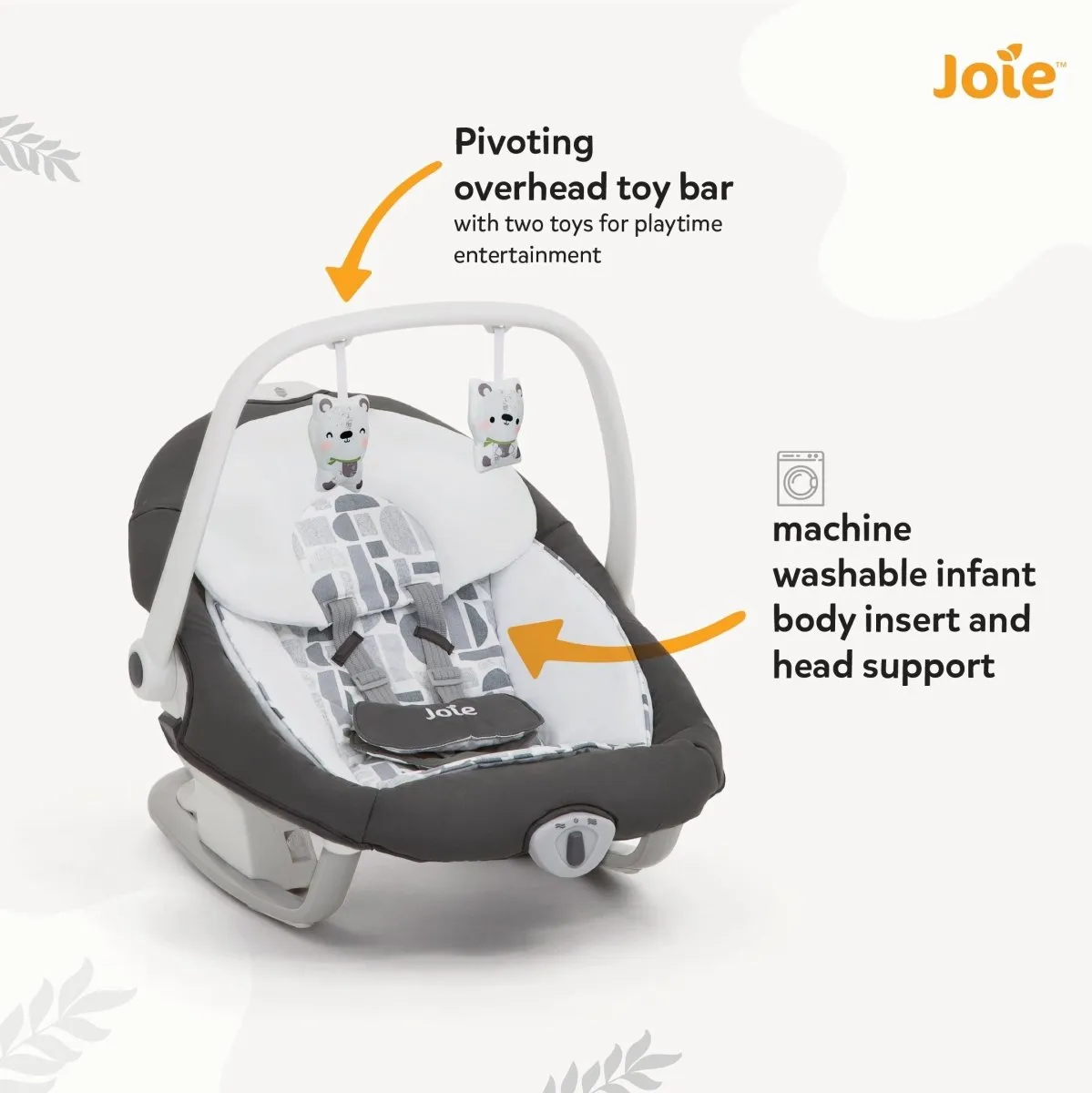 Joie Serina 2 in1 Portable Swing- Logan