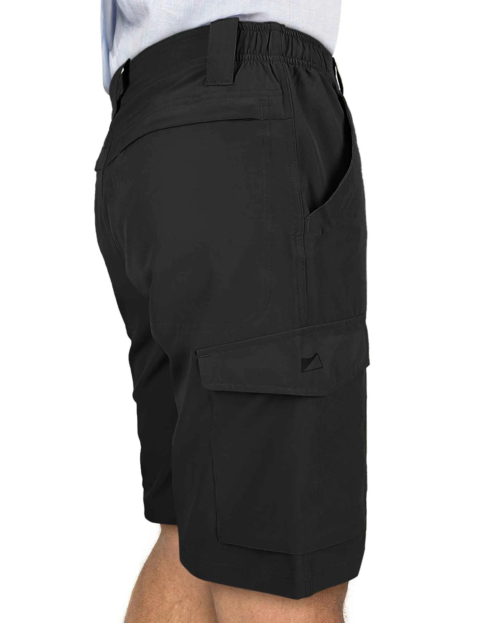 Men's Packable UPF50  10" Hiking Shorts with 7 Pockets