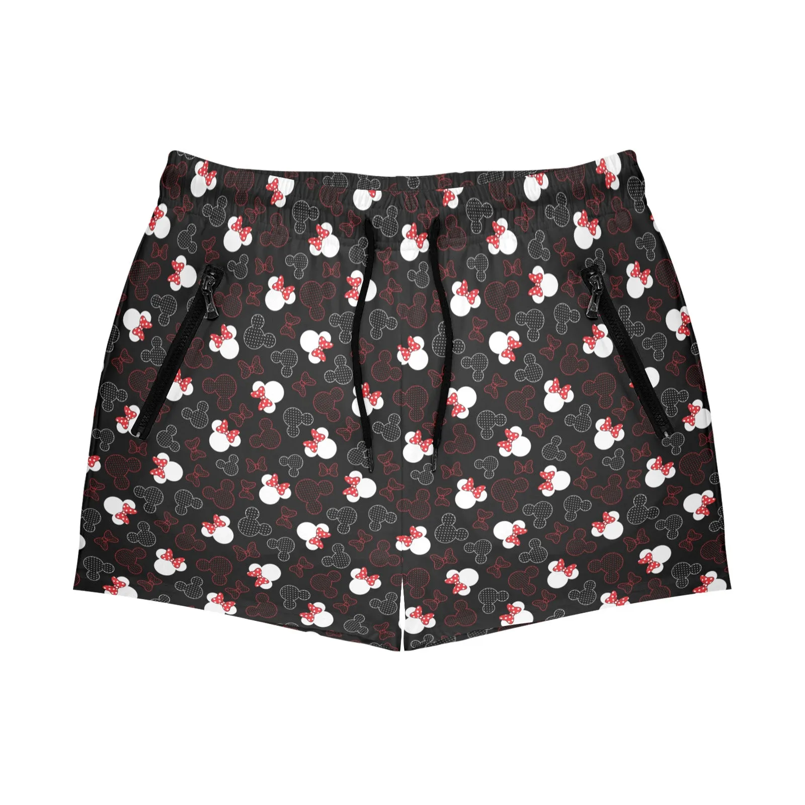 Mickey And Minnie Dots Men's Quick Dry Athletic Shorts