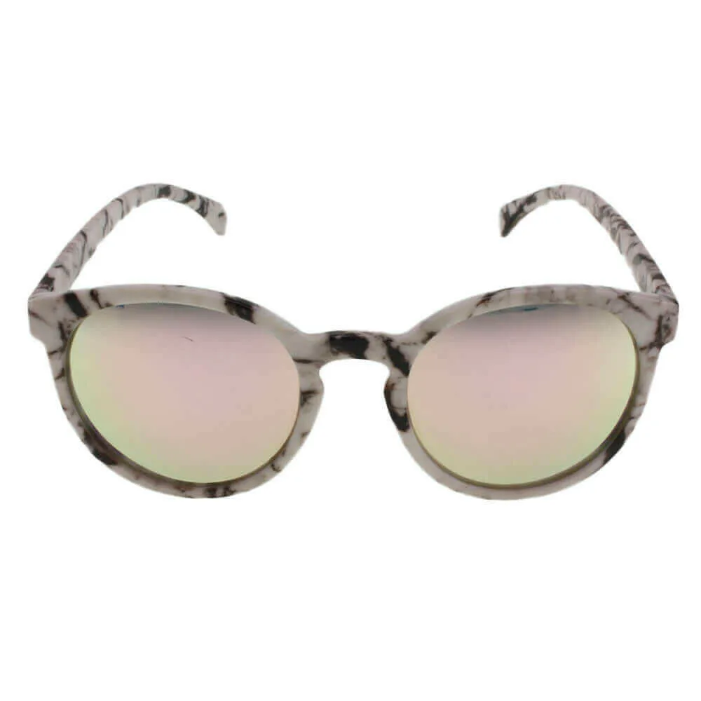 MQ Leah Sunglasses in Marble / Pink