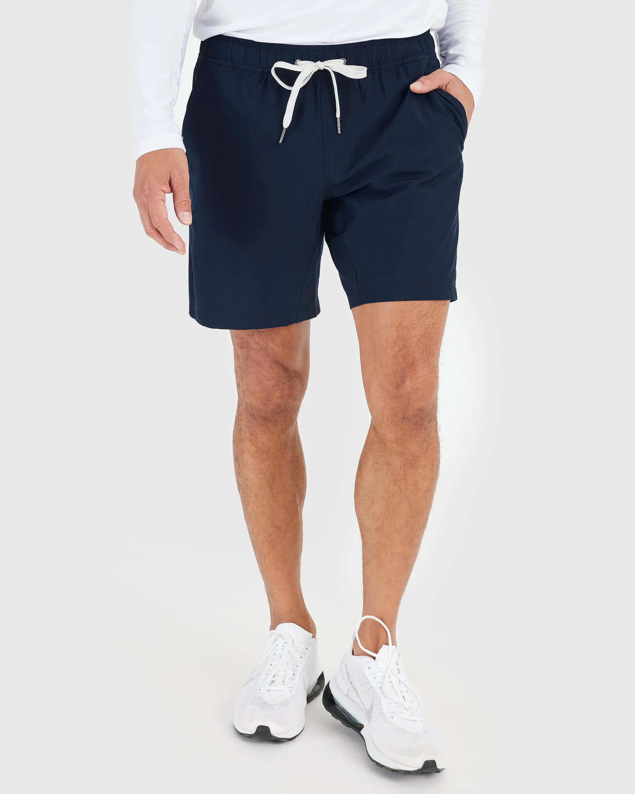 Navy Active Quick Dry Shorts with Liner