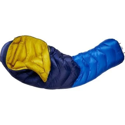 Neutrino 800 Sleeping Bag: -10F Down Rab, Nightfall Blue