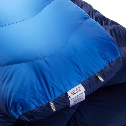 Neutrino 800 Sleeping Bag: -10F Down Rab, Nightfall Blue