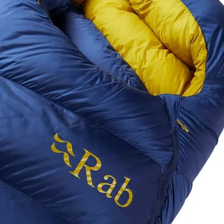 Neutrino 800 Sleeping Bag: -10F Down Rab, Nightfall Blue