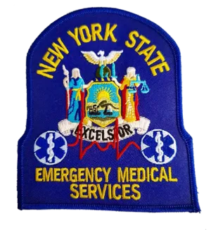 New York State - Emergency Medical Services Patch - Royal