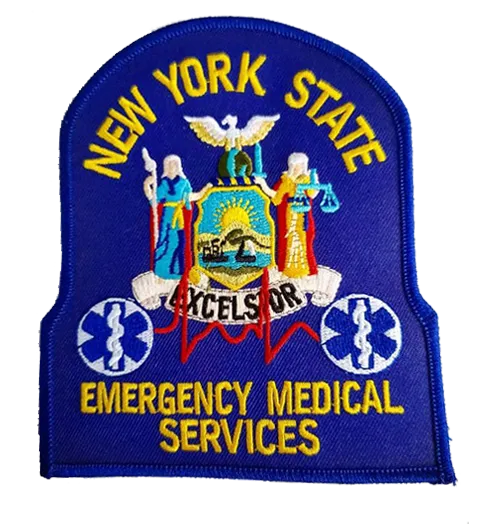 New York State - Emergency Medical Services Patch - Royal