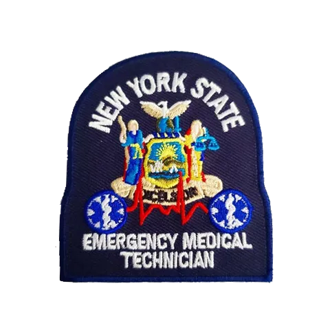 New York State, EMT Mini-Patch - Navy