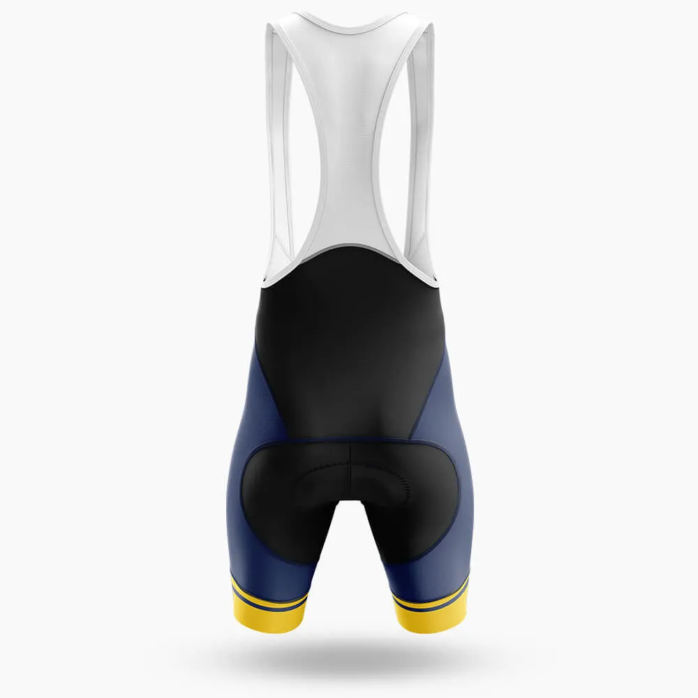 Old But Still Rolling Navy Men's Cycling Bib Shorts