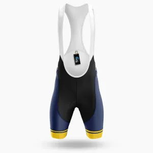 Old But Still Rolling Navy Men's Cycling Bib Shorts