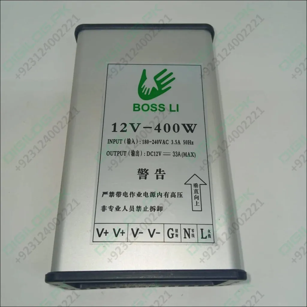 Rainproof 400w 12v 33a Switching Power Supply Driver