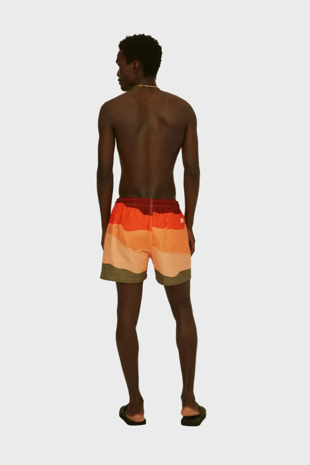 Swim Shorts in Fire Wave