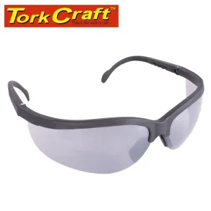 TORK CRAFT SAFETY EYEWEAR GLASSES SILVER B5234